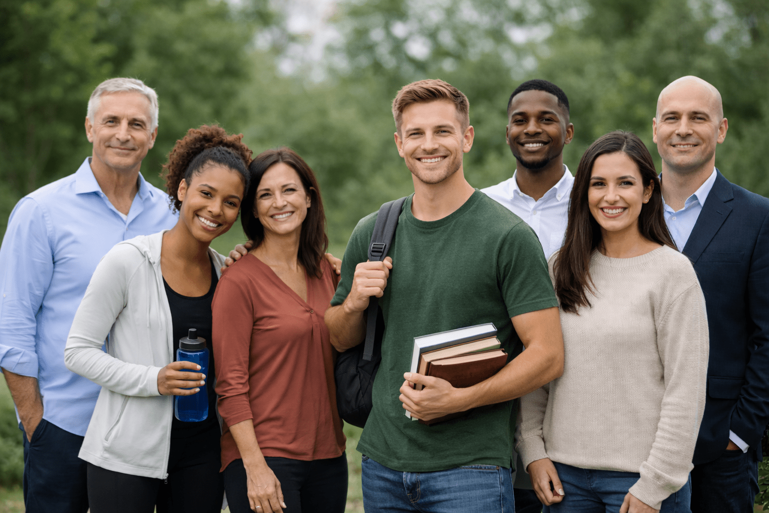 People from diverse backgrounds who choose online recovery coaching for private accountability