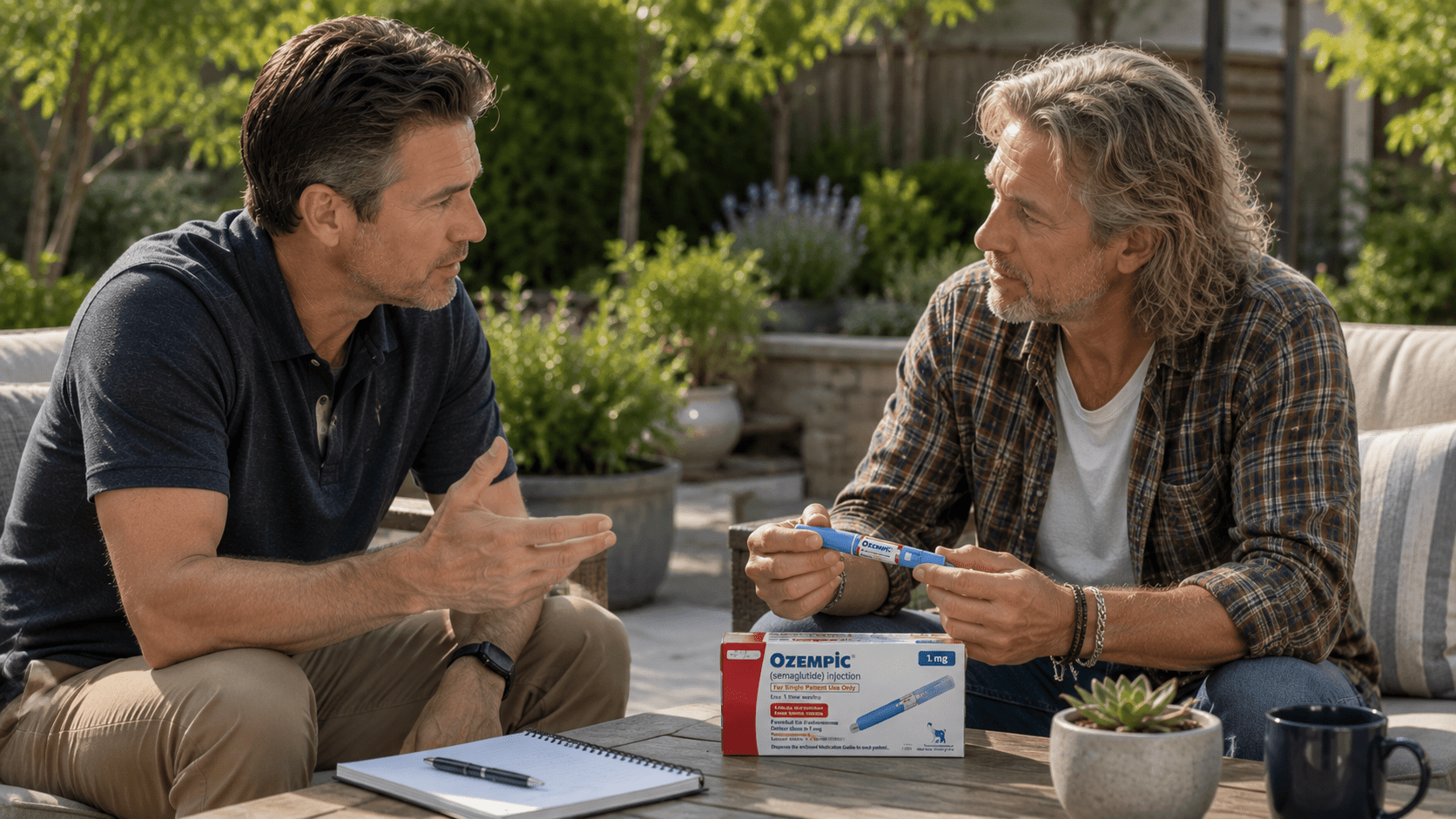 Person in recovery discussing Ozempic alcohol cravings with a recovery professional